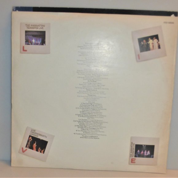 1st Press 1978 MANHANTTAN Transfer LIVE Vinyl LP Record Wee Music Canada - Picture 5 of 6